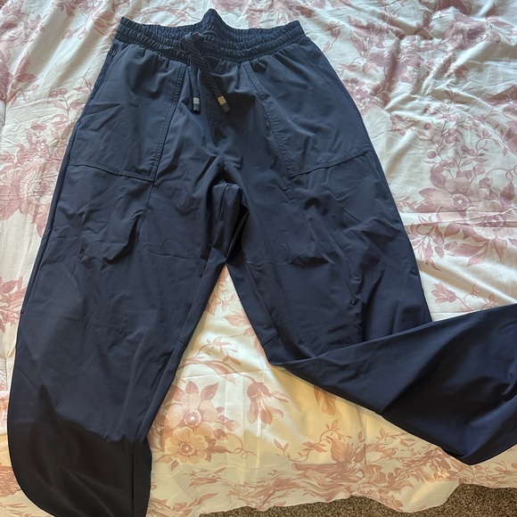 Fabletics Blue Track Pants - Picture 2 of 2